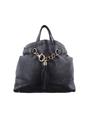 Gucci Sienna Bit Black Leather Handbag